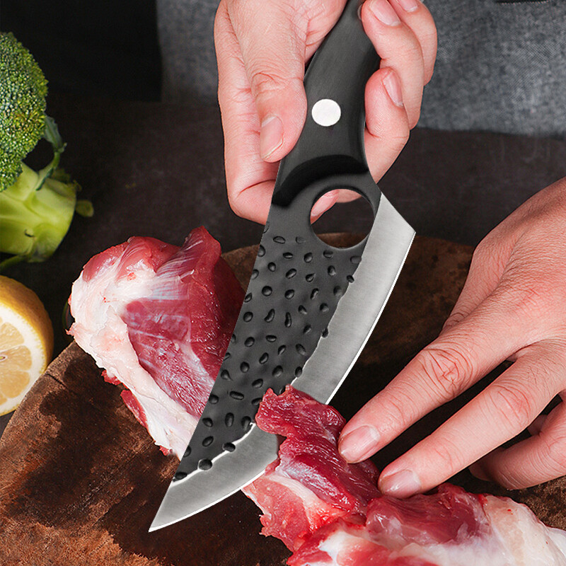 Sharp Viking Japan Butcher Knife Kitchen Meat Cleaver Outdoor Survival Camping