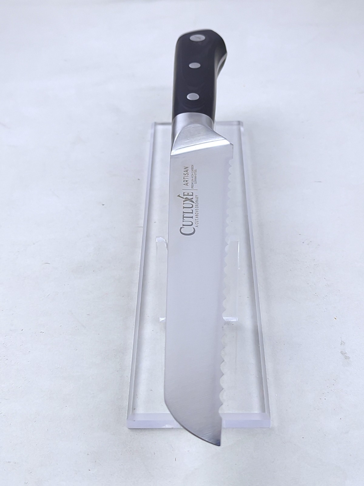CUTLUXE 8″ BREAD Knife, ARTISIAN Series, FORGED German HIGH-CARBON Steel, NEW
