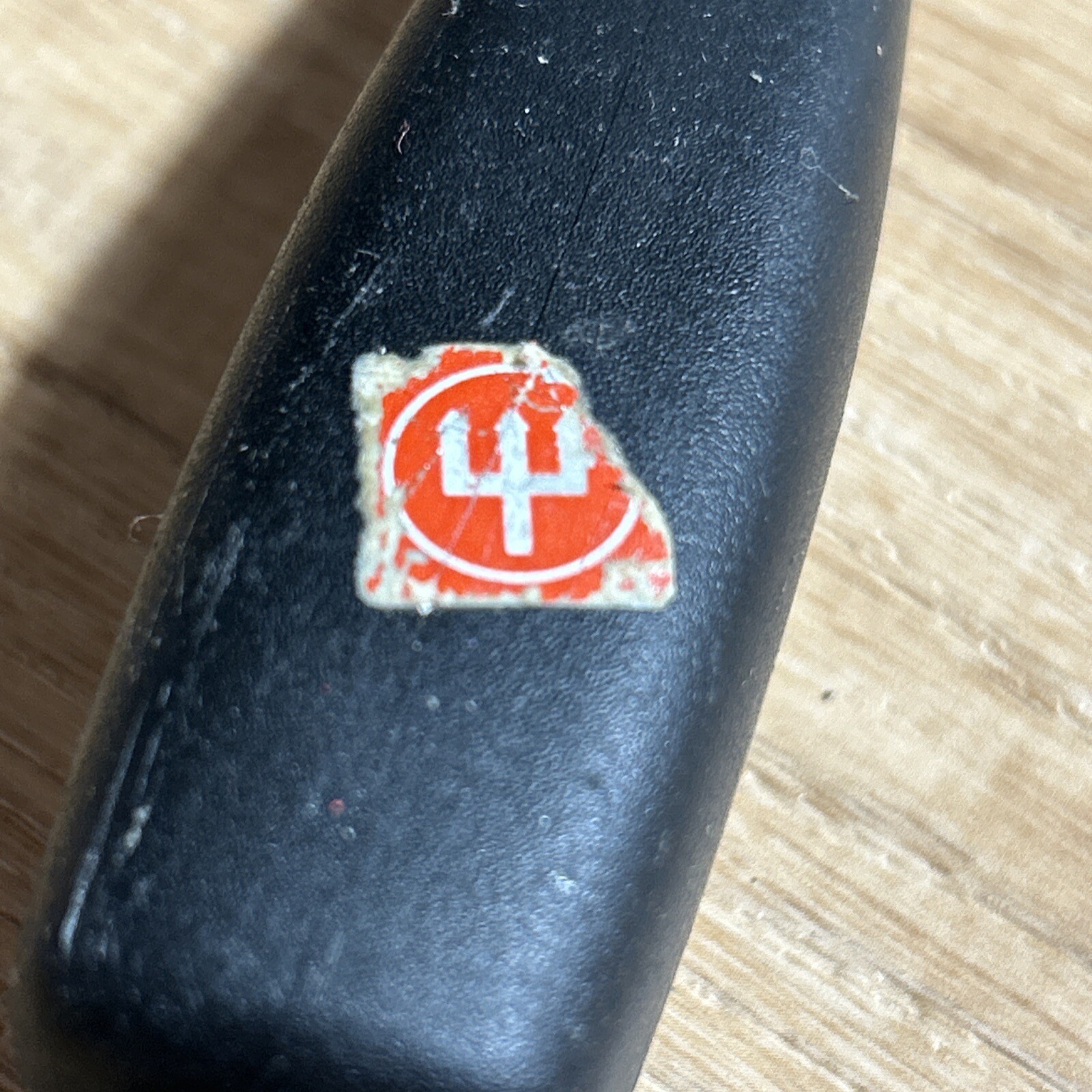 WUSTHOF Knife Sharpener Honing Steel Black Dreizack Germany Hartverchromt 9”