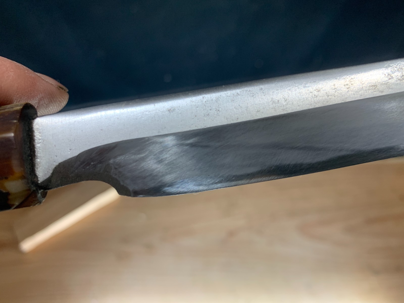 Used: Japanese Kitchen Knife – Yanagiba Sashimi – horn – 23-39cm 128g