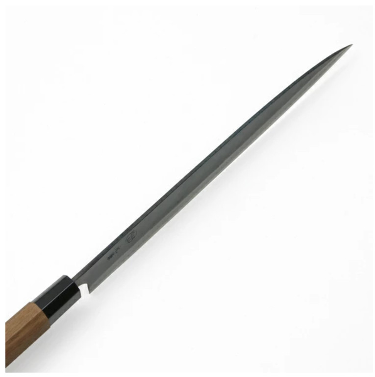 MOTOKANE Japanese Yanagiba Knife 270mm Blue #1 Kurouchi Walnut 4582243650540