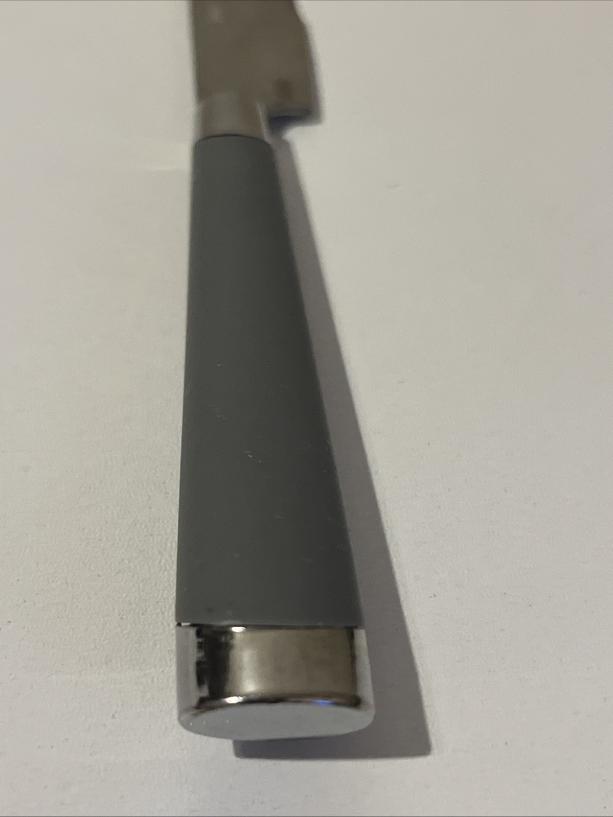 Kitchen Utility Knife Gray Matte Stainless Steel 1 Piece