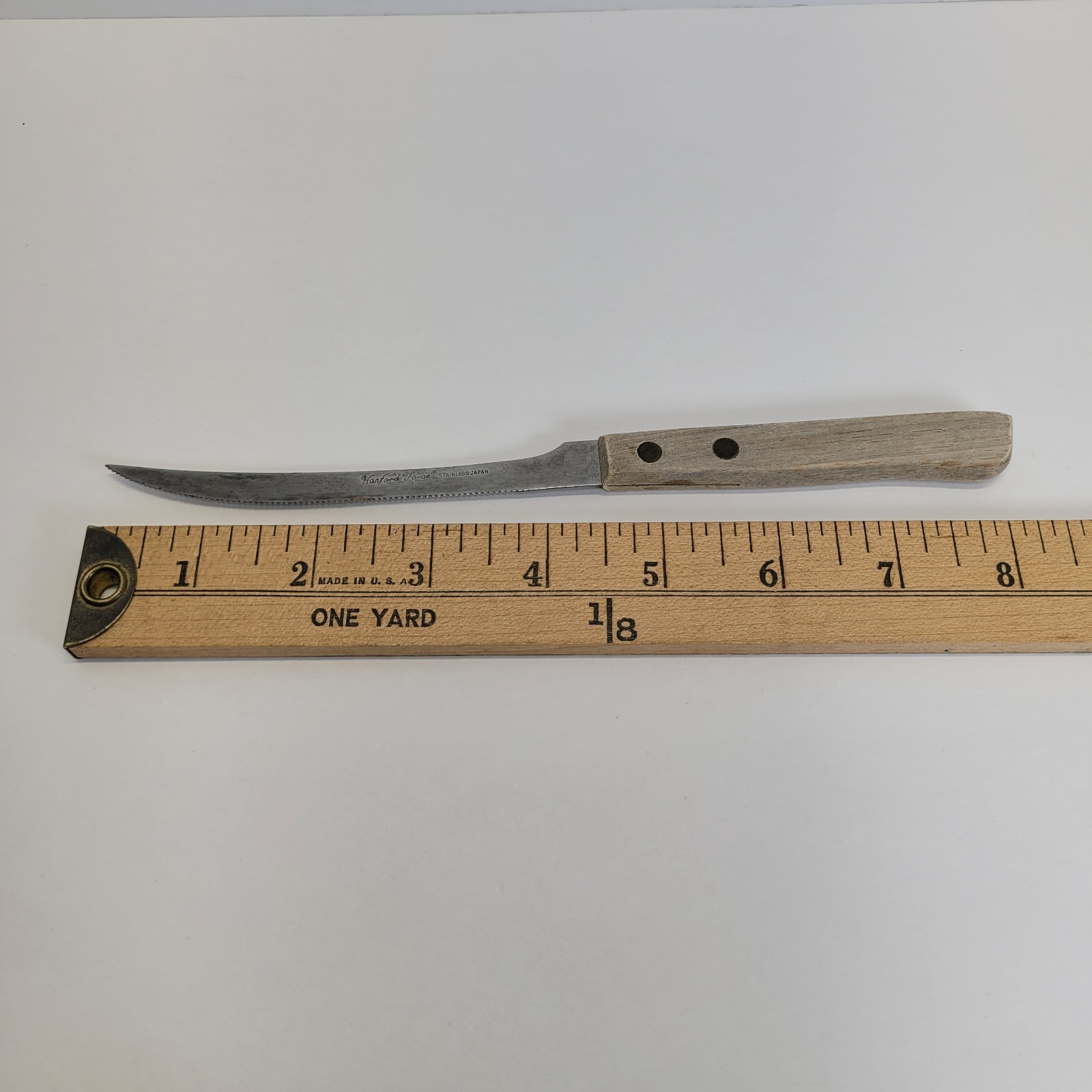VTG Hanford Forge Stainless Steel Wood Handle Fillet Knife 2271D2