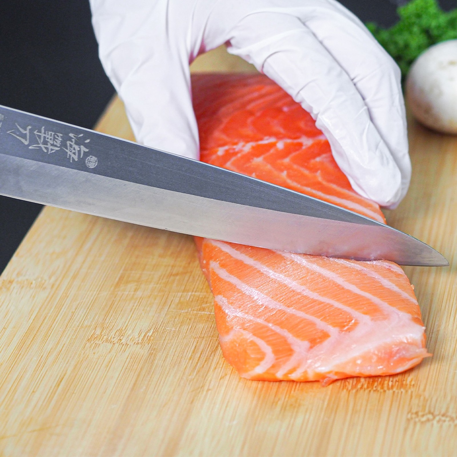 2 Japanese style knife Set. Blue Yanagiba Sashimi 13″ and Deba Chef 11 ” Korea