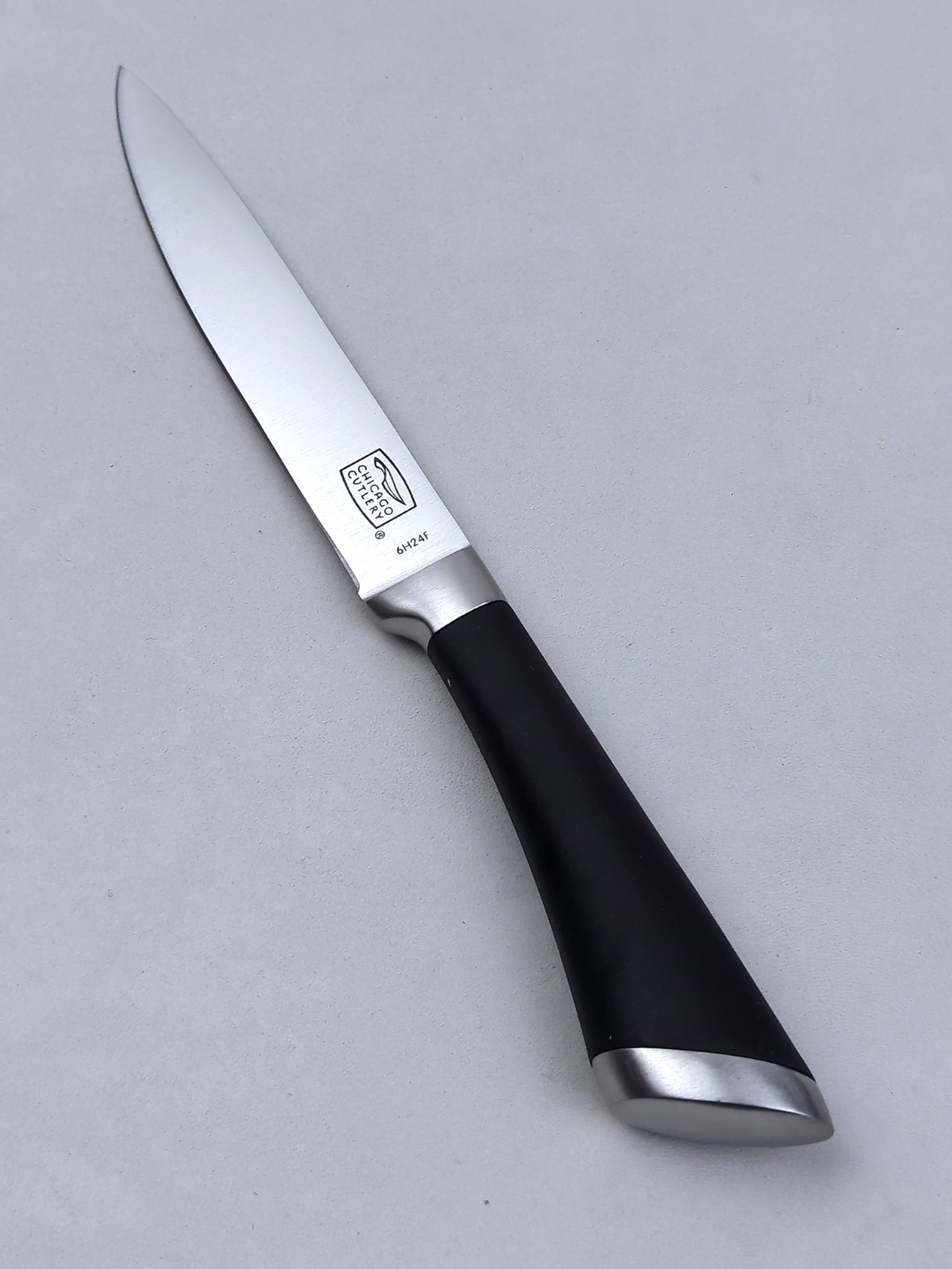 Chicago Cutlery FUSION 5″ UTILITY Knife, STAINLESS Steel Blade, BLACK Handle