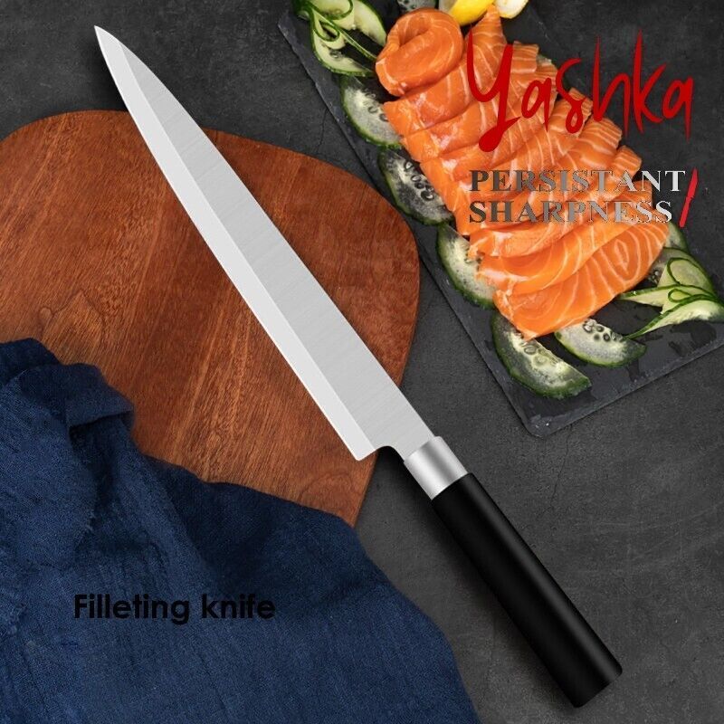 Sushi Knife 8 inch Sashimi KNIFE Yanagiba Knife Stainless Steel