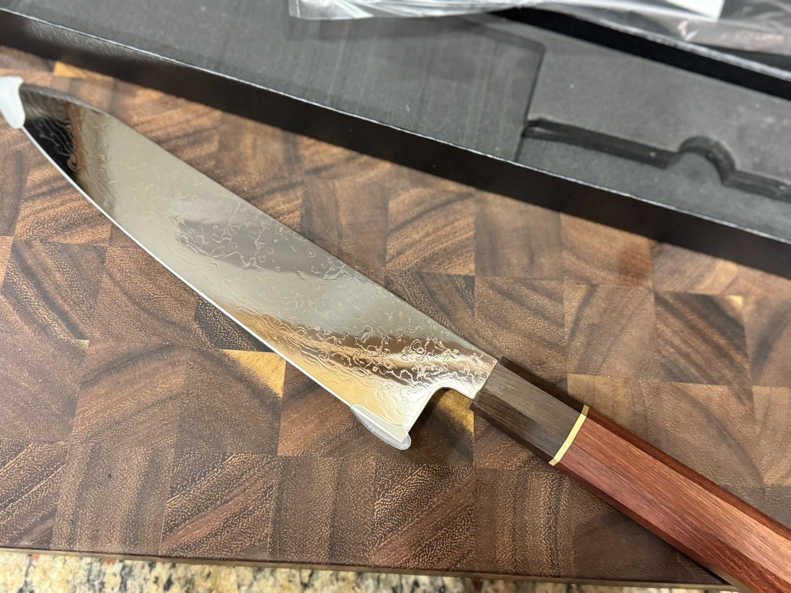 Tri color Gyuto Japanese Kitchen Knife Sushi Knife