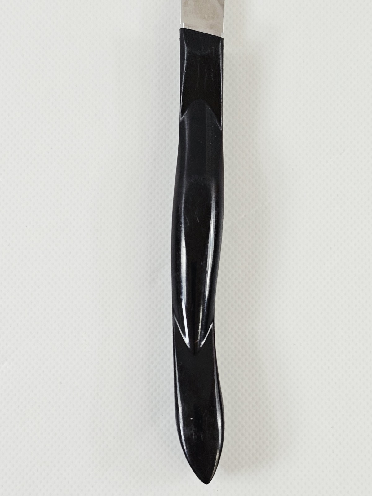 Cutco 1758 / 1759 USA Made Brown Swirl Steak Table Knife 3.5″ Chrome MCM Accent
