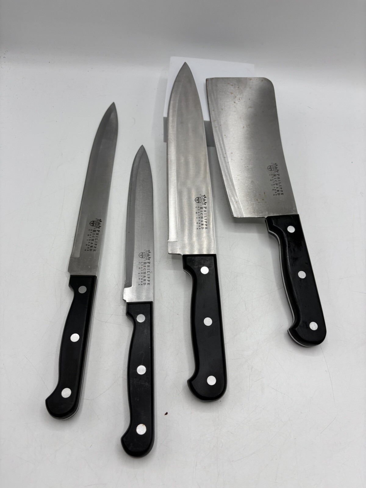 Philippe Richard Stainless Steel Knife 4 pc Set Kitchen Cutlery Stainless Steel
