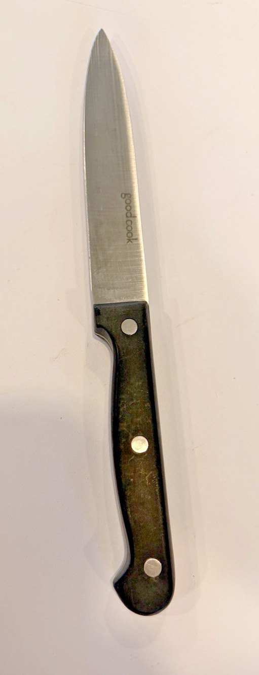 Goodcook 135G Straight Edge Stainless Utility Kitchen Knife 4 1/2″ Blade