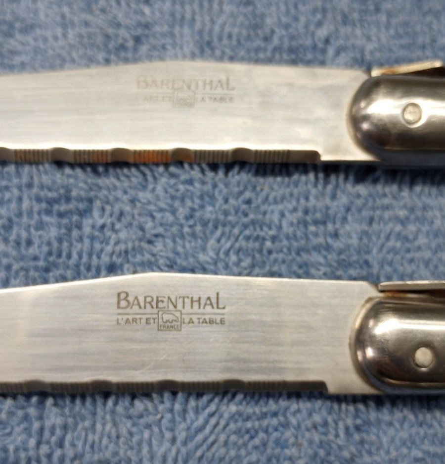 5 Barenthal Serated Steak Knives With Bee France L’art Et La Table