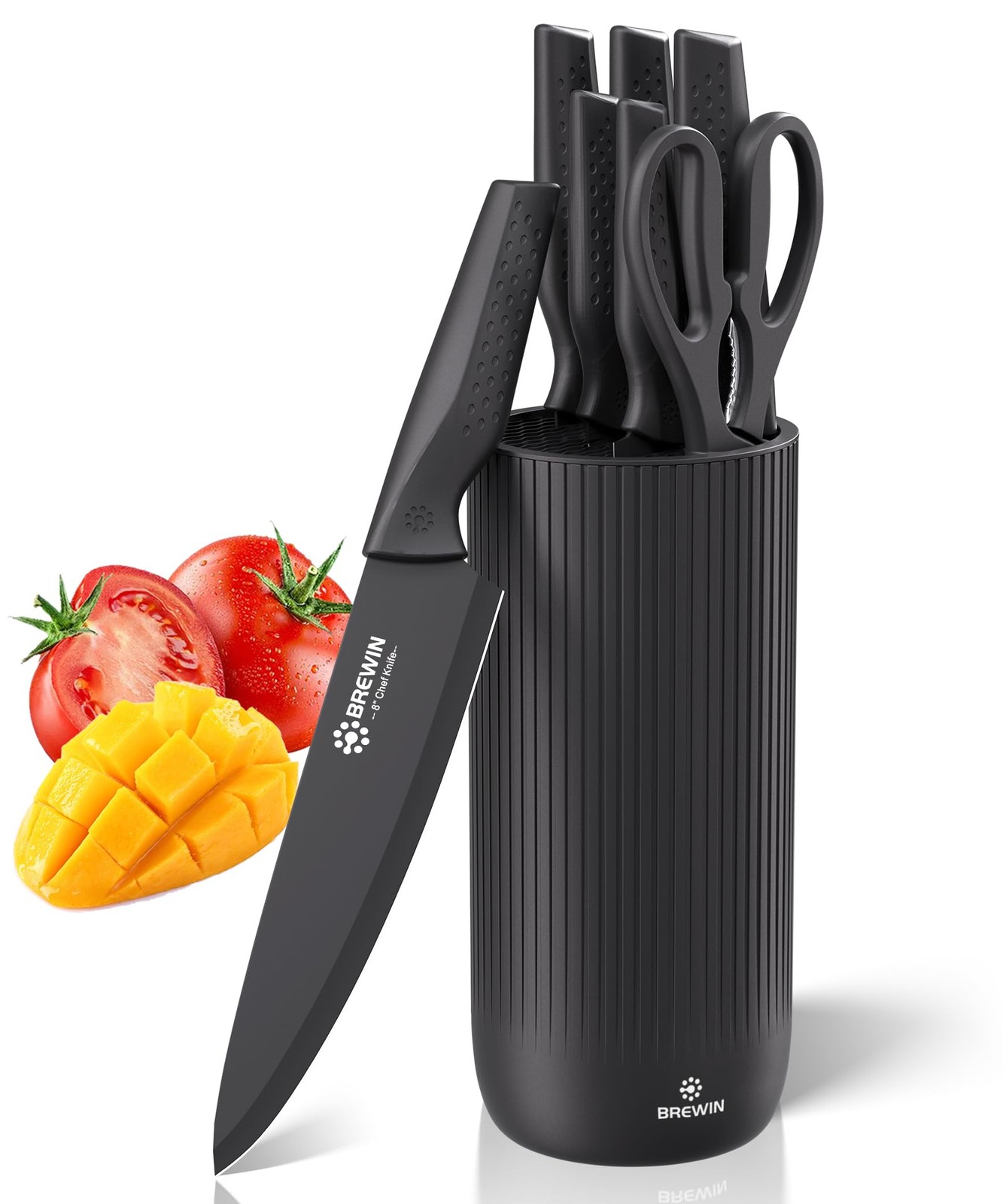 Knife Set, Kitchen Knife Set, Knives Set for Kitchen, Universal Knife Block, …