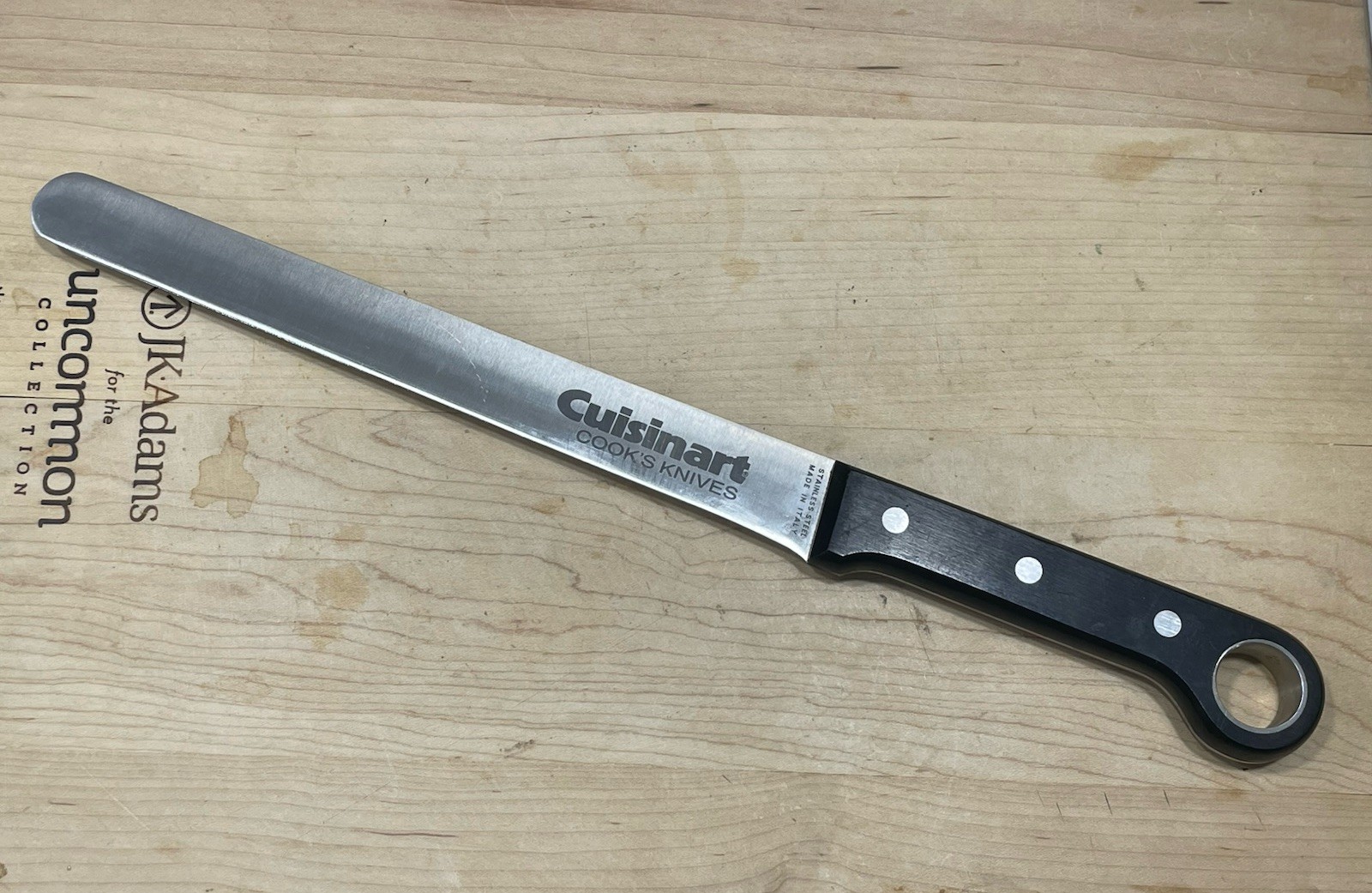 Vintage Cuisinart Bread Knife/Slicer 9.5″ ~Made in Italy~