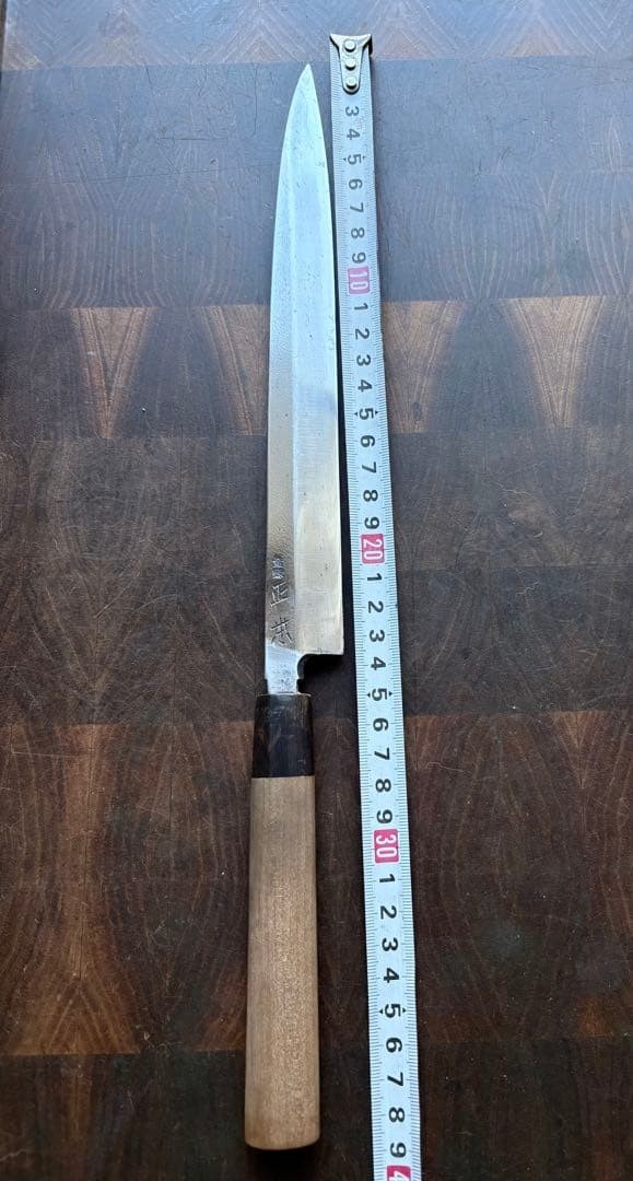 Masamoto Tsukiji Kasumi Yanagiba Sashimi Knife 240mm 9.4″ White Steel Japanese