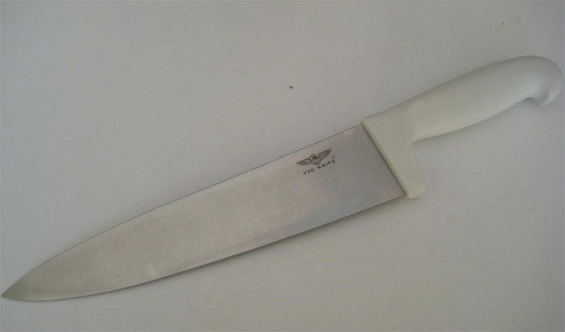 1 10″ Professional chef/kitchen wide blade Knife+1 9 1/2″ cimeter knif(New)