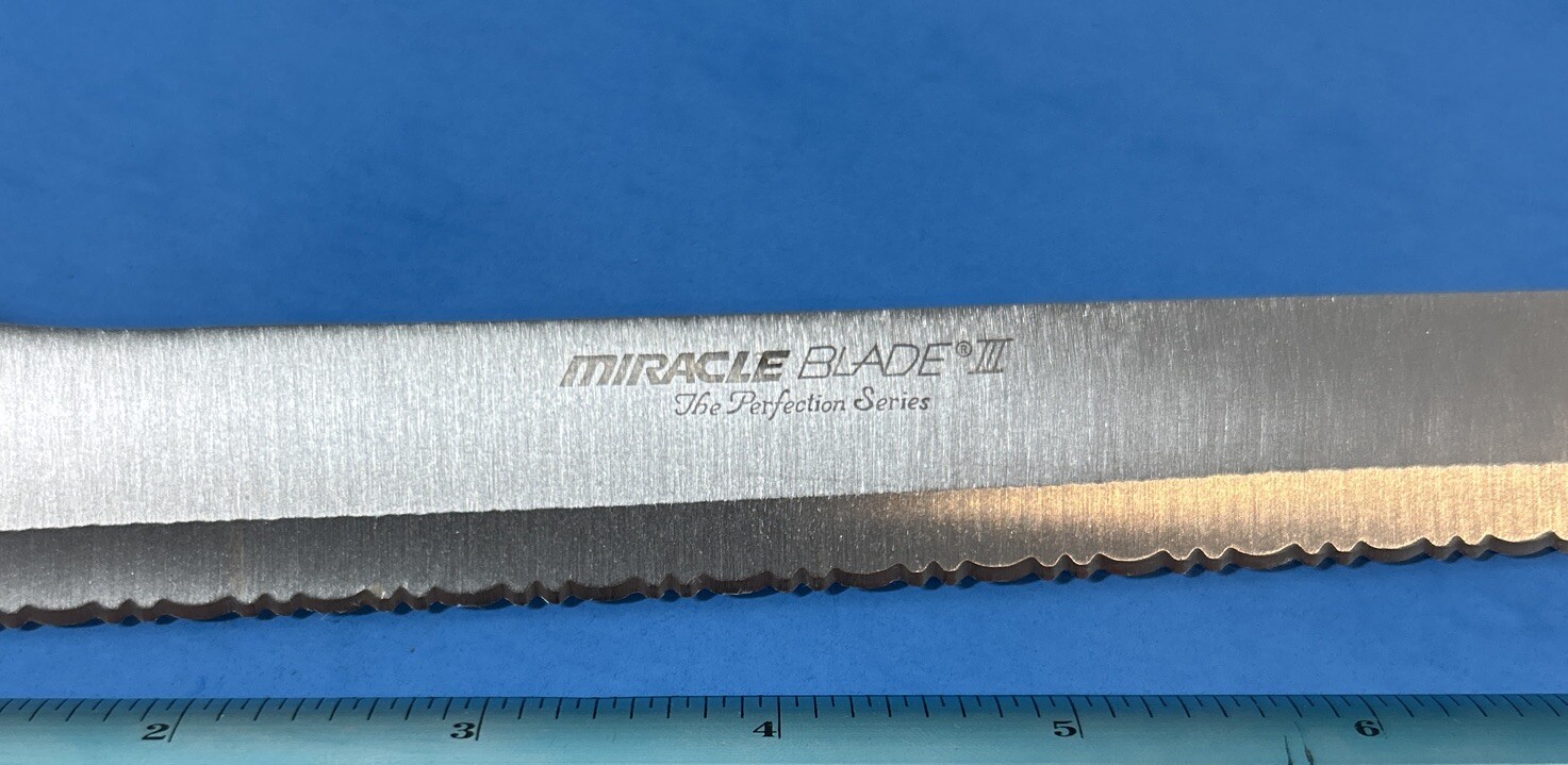 14.5 Inch Miracle Blade III Serrated Kitchen Knife Slicer All-Purpose Knife