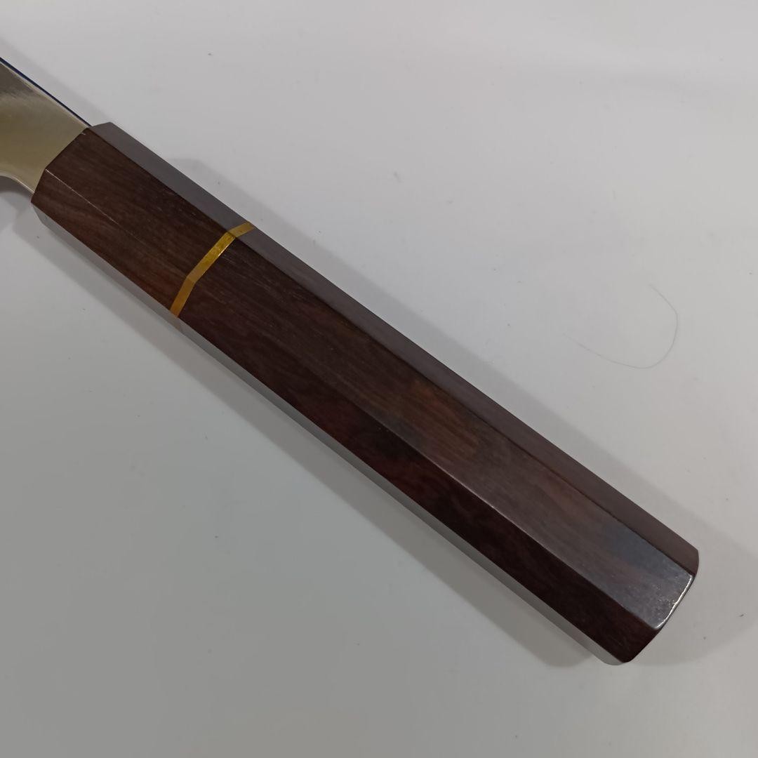 VG10 Honyaki All-Steel Wa Gyuto Chef Knife 240mm Mirror Polished Ebony Saya Box