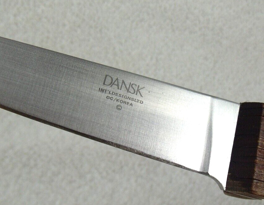 Dansk Steak Knife Master Series Teak Wood Handle