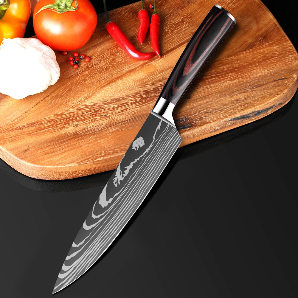 Japanese Chef Knife Professional Kitchen Knife for Steak and Vegetables Forged