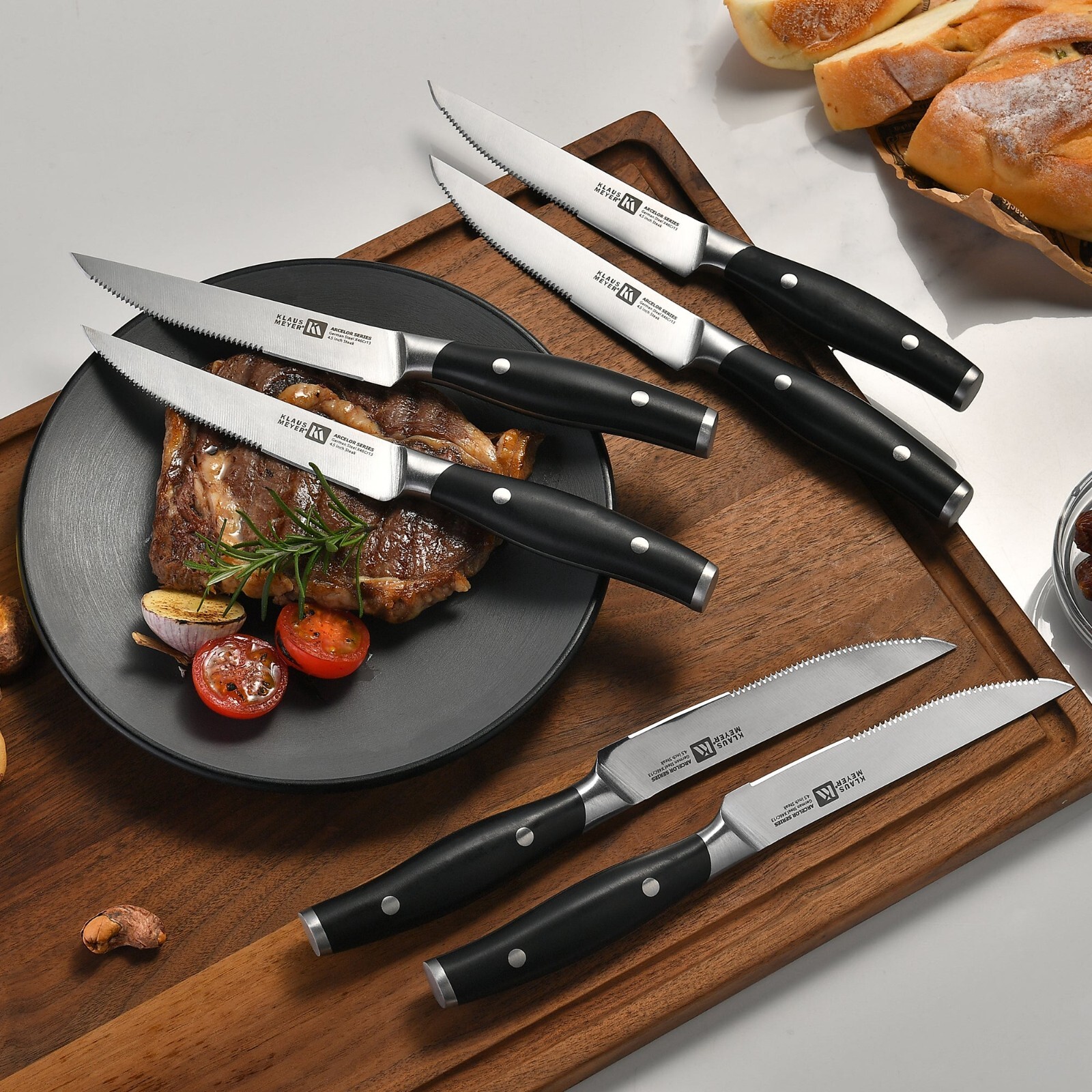 Klaus Meyer Arcelor Exclusive High-Quality German Steel 14 Piece Knife Block Set