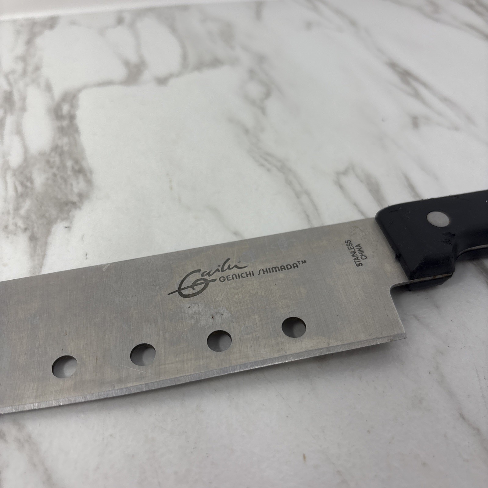 Genichi Shimada 6.5″ Santoku Chef’s Knife. Entire Length 11.25”