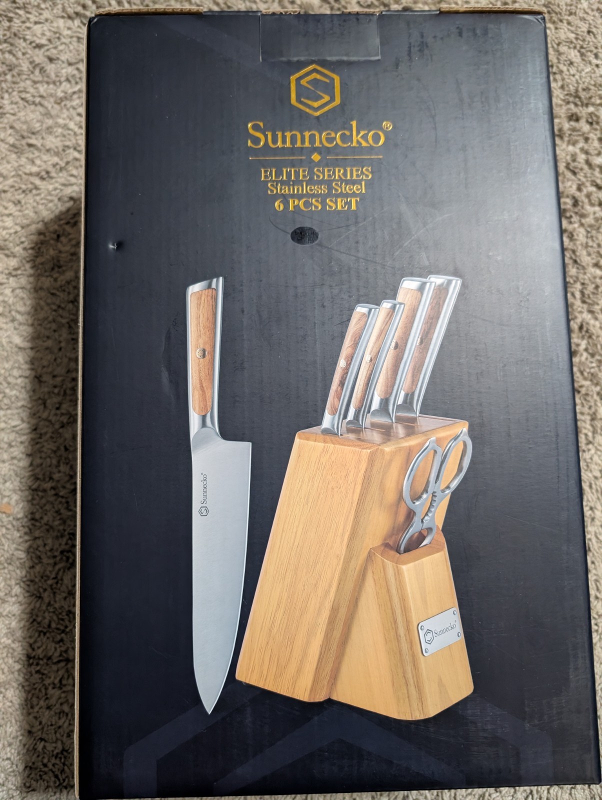 Sunnecko Elite Series 6 Piece knives