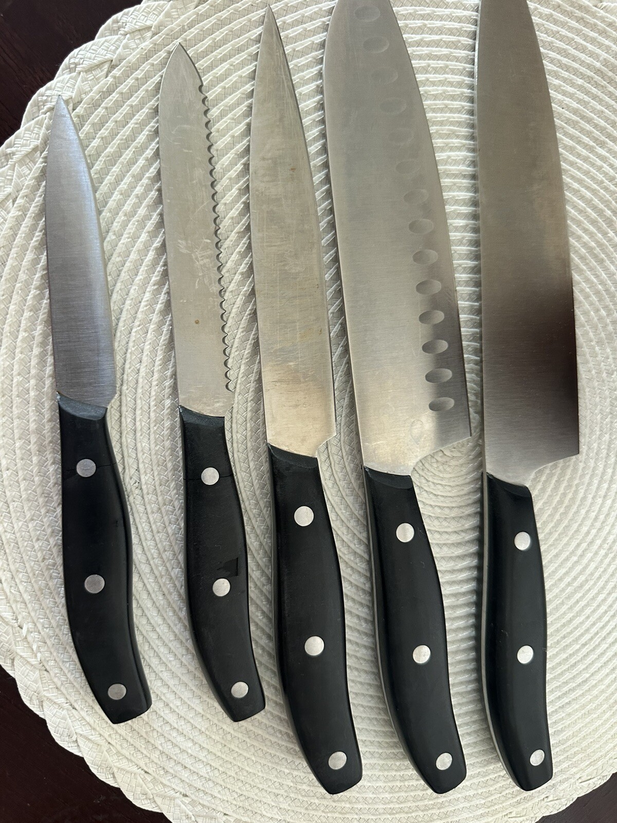 J.A. Henckels 5 Piece Hi Definition Self-Sharpening Knife Block Set Fine Edge