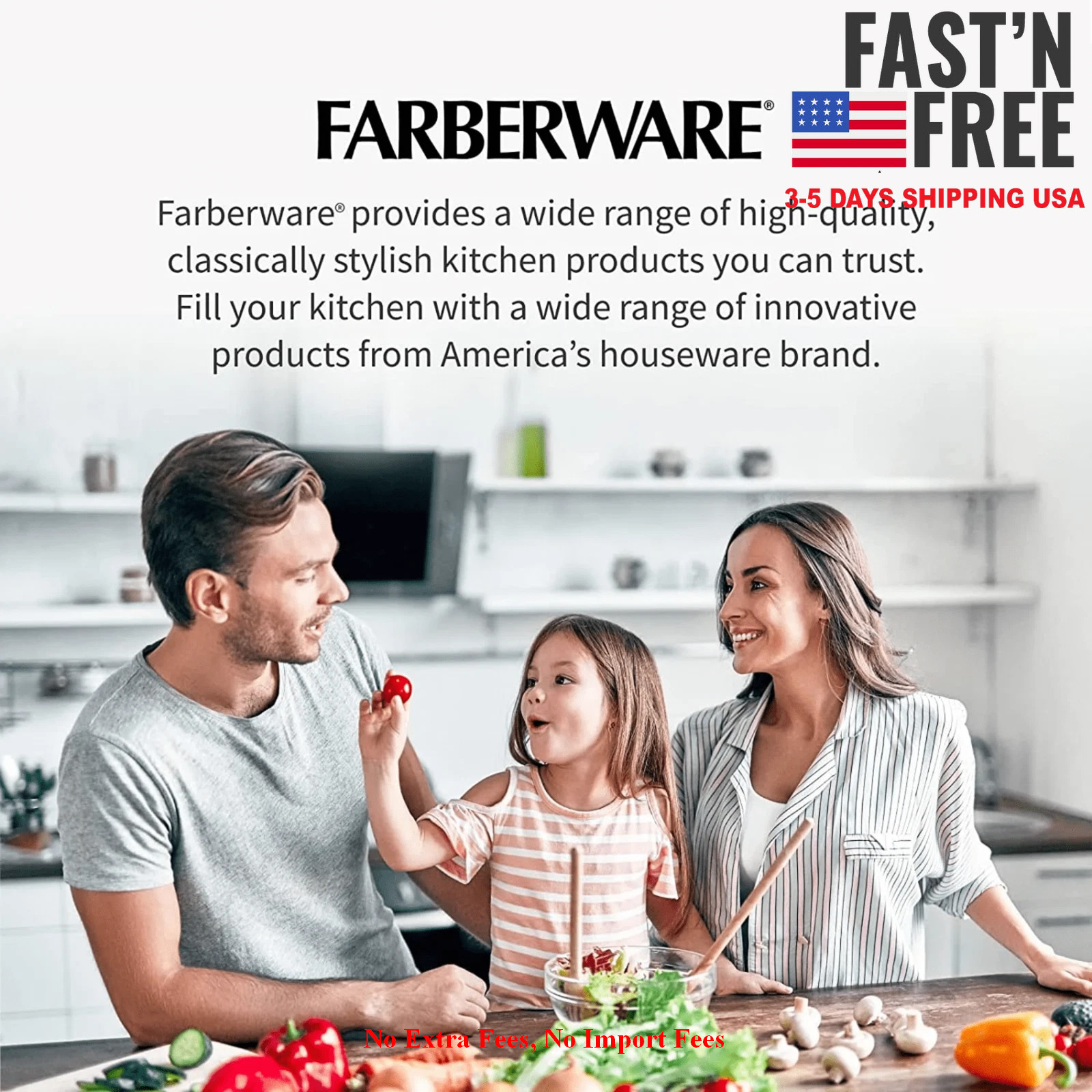 2Pack Farberware 23Pc Cutlery Set Stainless Steel Never Needs Sharpening Black