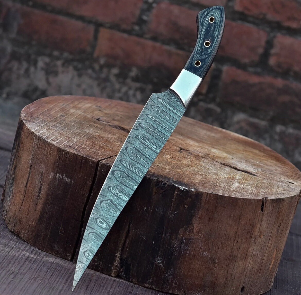 12”inch Chef Knife Japanese Kitchen Slicing VG10 Damascus Steel Cooking Cutlery