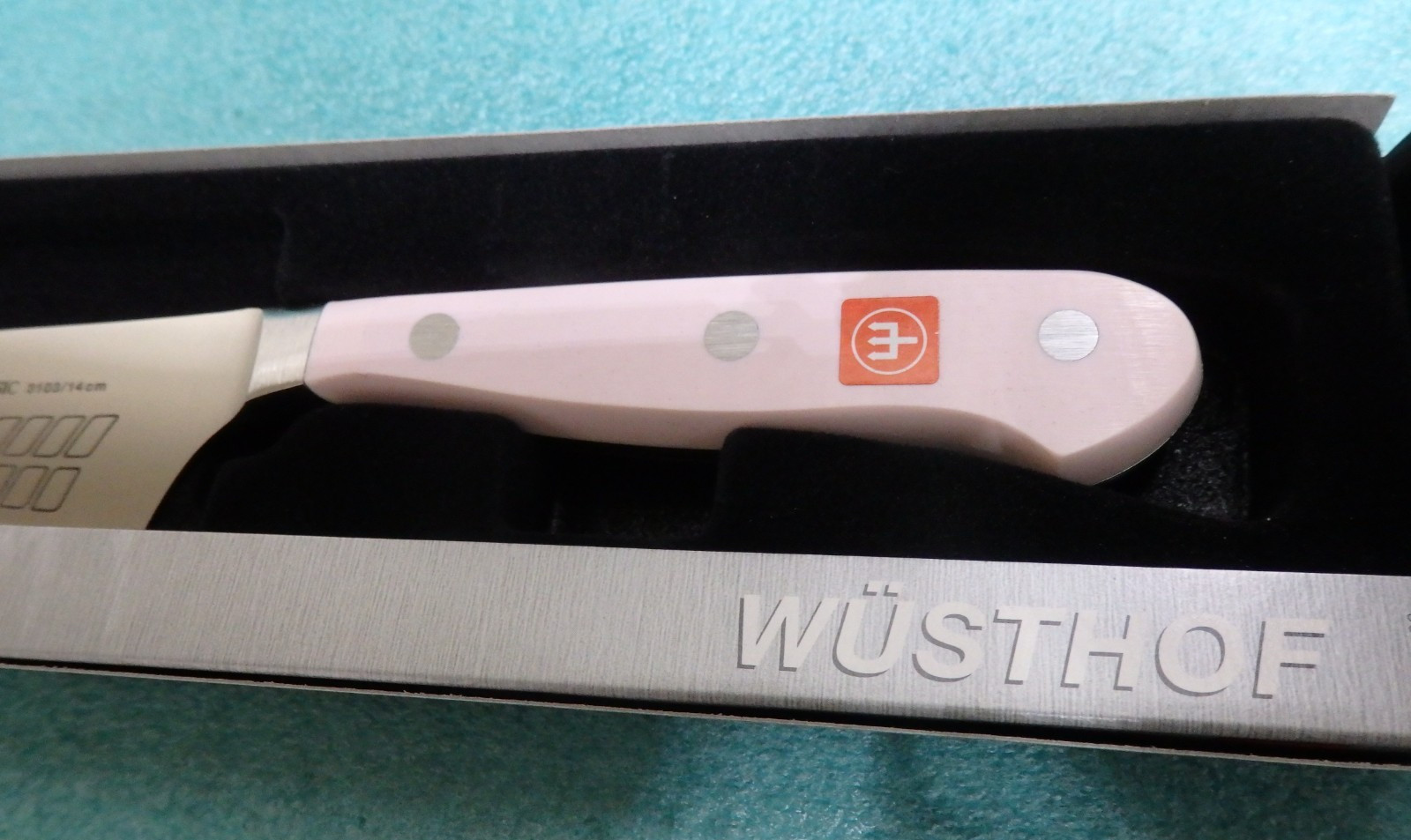 WUSTHOF Classic hard cheese knife PINK COLOR #3103 /14cm 5 inch