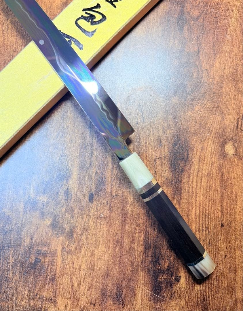 Ikeda Yoshikazu Mizuyaki Japanese Sakimaru Takohiki Knife 305mm White Steel #1