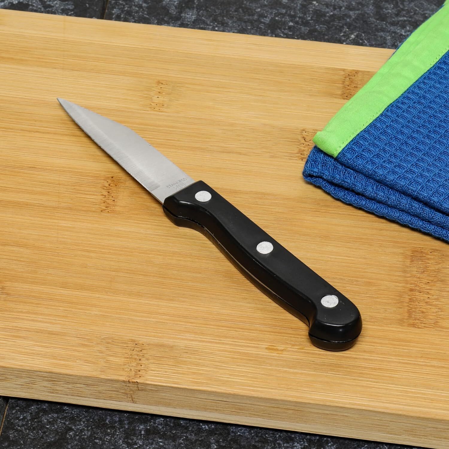 Chef Craft Select Paring Knife Set, 3.5 inch Blade 7 inches in Length 2 Piece,