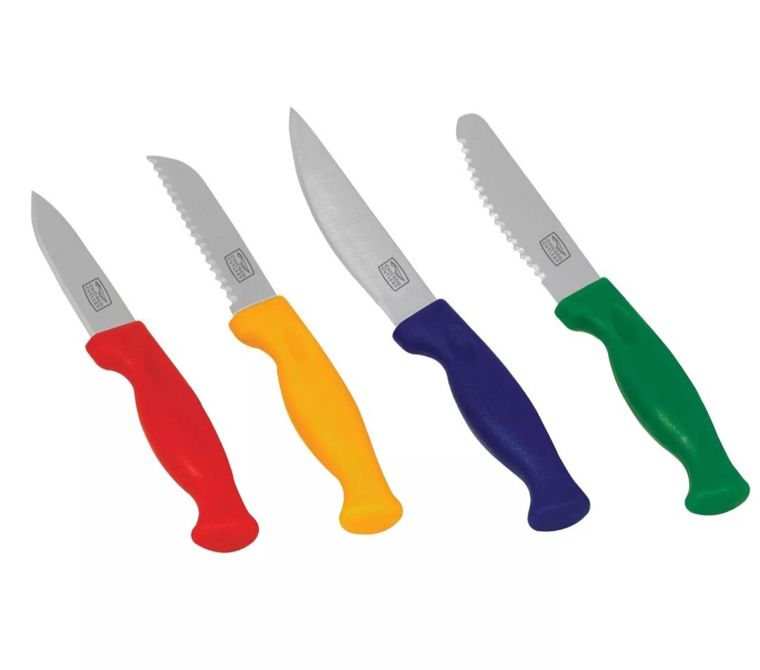 Chicago Cutlery Paring/ Utility Knives Stainless Steel Blades Polymer Handles
