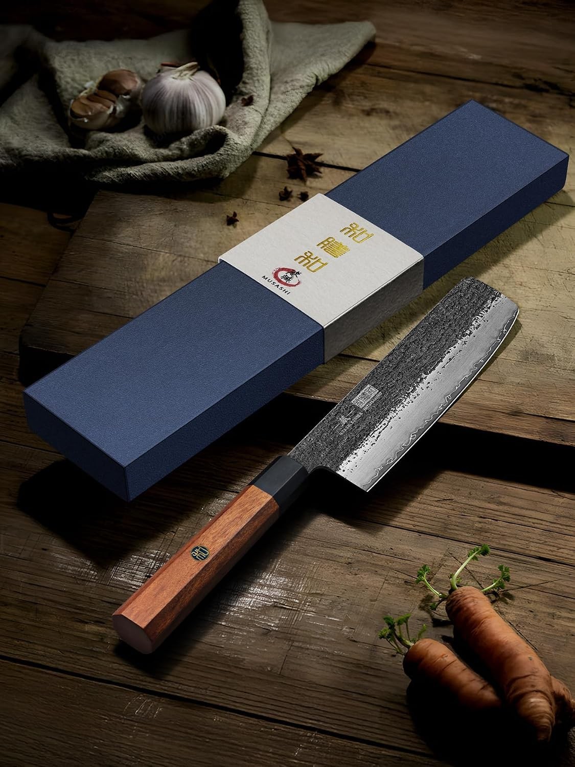7 Inch Nakiri Knife, Ultra Sharp Meat Vegetable Cleaver Knife | Japanese High…
