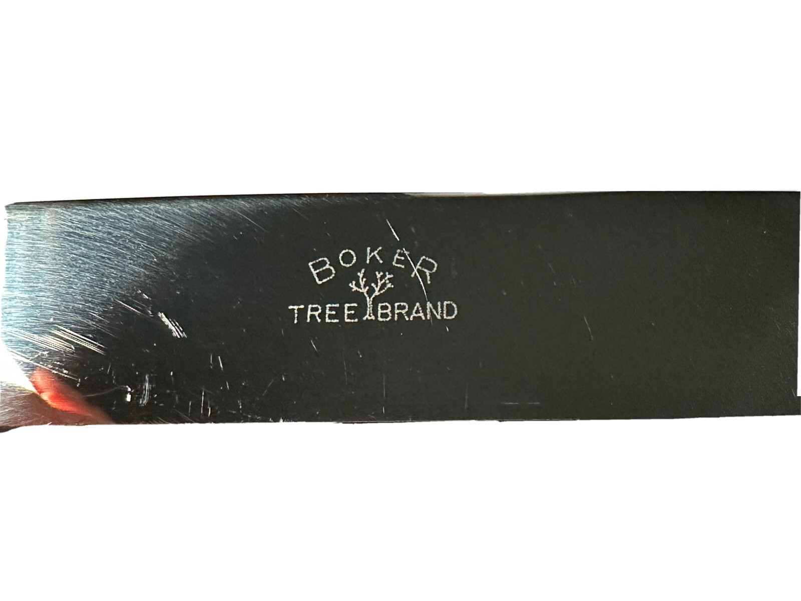 Boker Tree Brand 8 Inch Carving Knife Plastic Carmel Color Wood Replica Handle