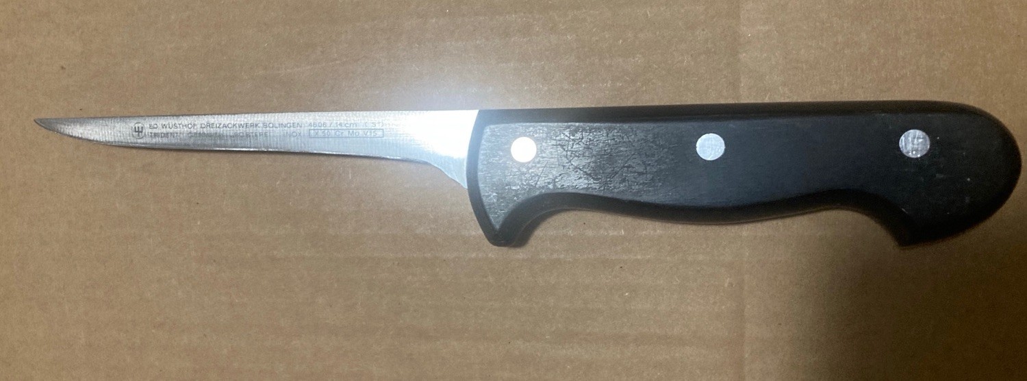 Wusthof 5” Boning Knife 4606 14cm Solingen Germany INOX Trident Neiman Marcus