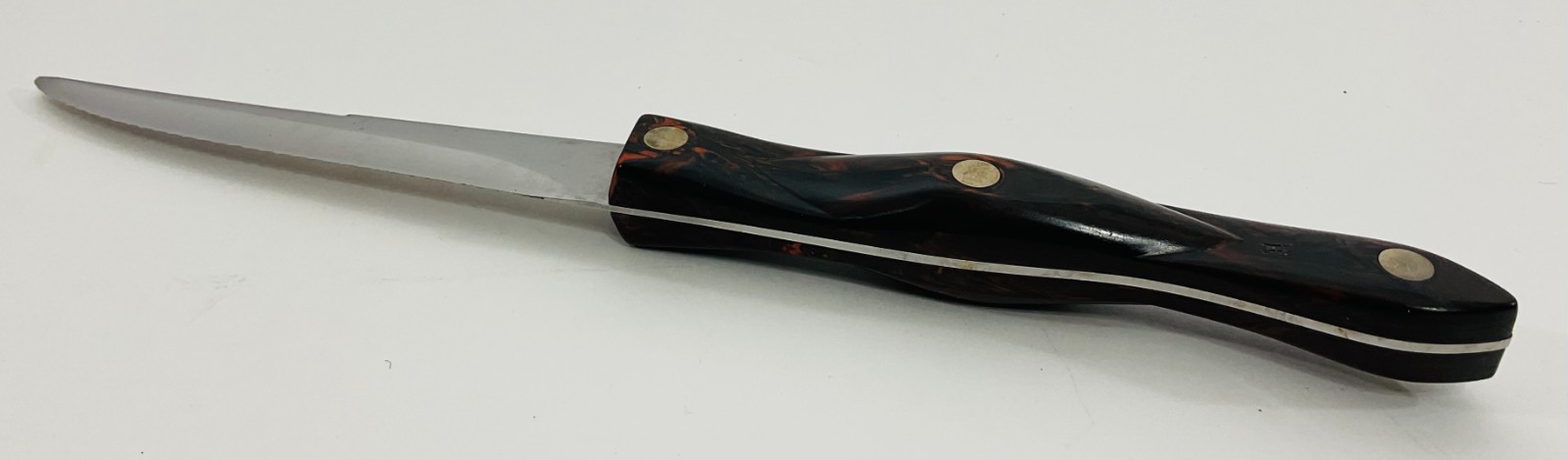 CUTCO 1721 Serrated Trimmer Knife Brown & 1759 Table or Steak Knife Black