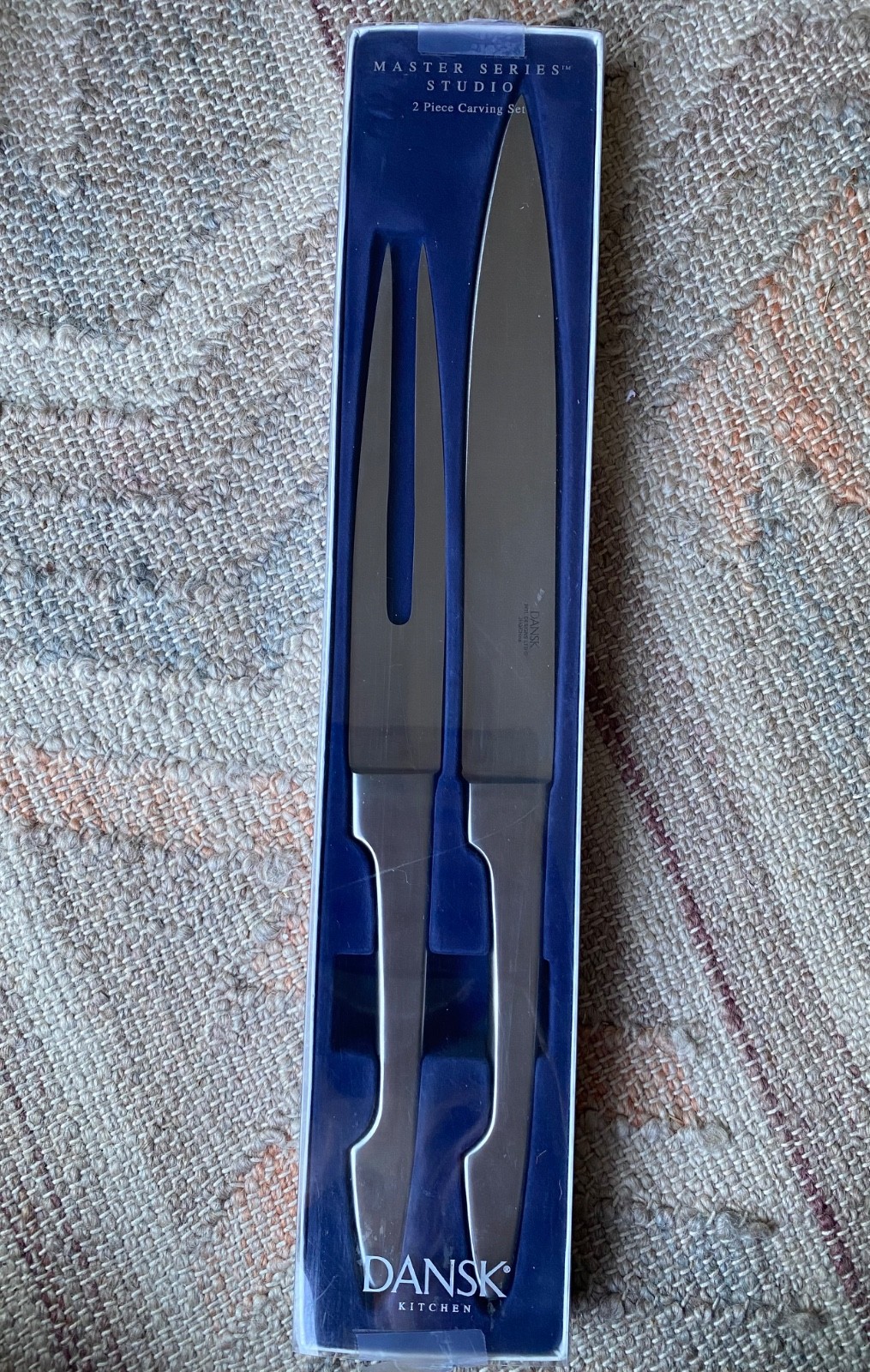 Vintage Dansk Master Series Studio Carving Set MCM Minimalist Scandinavian