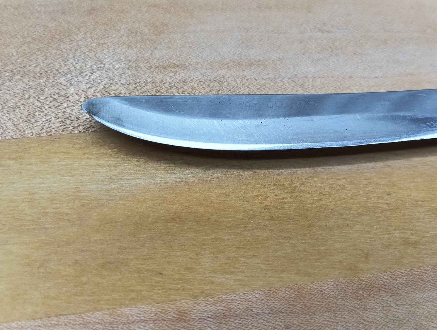 Vintage Cutco 1059 Steak Knife Smooth Edge Brown Wood Handle