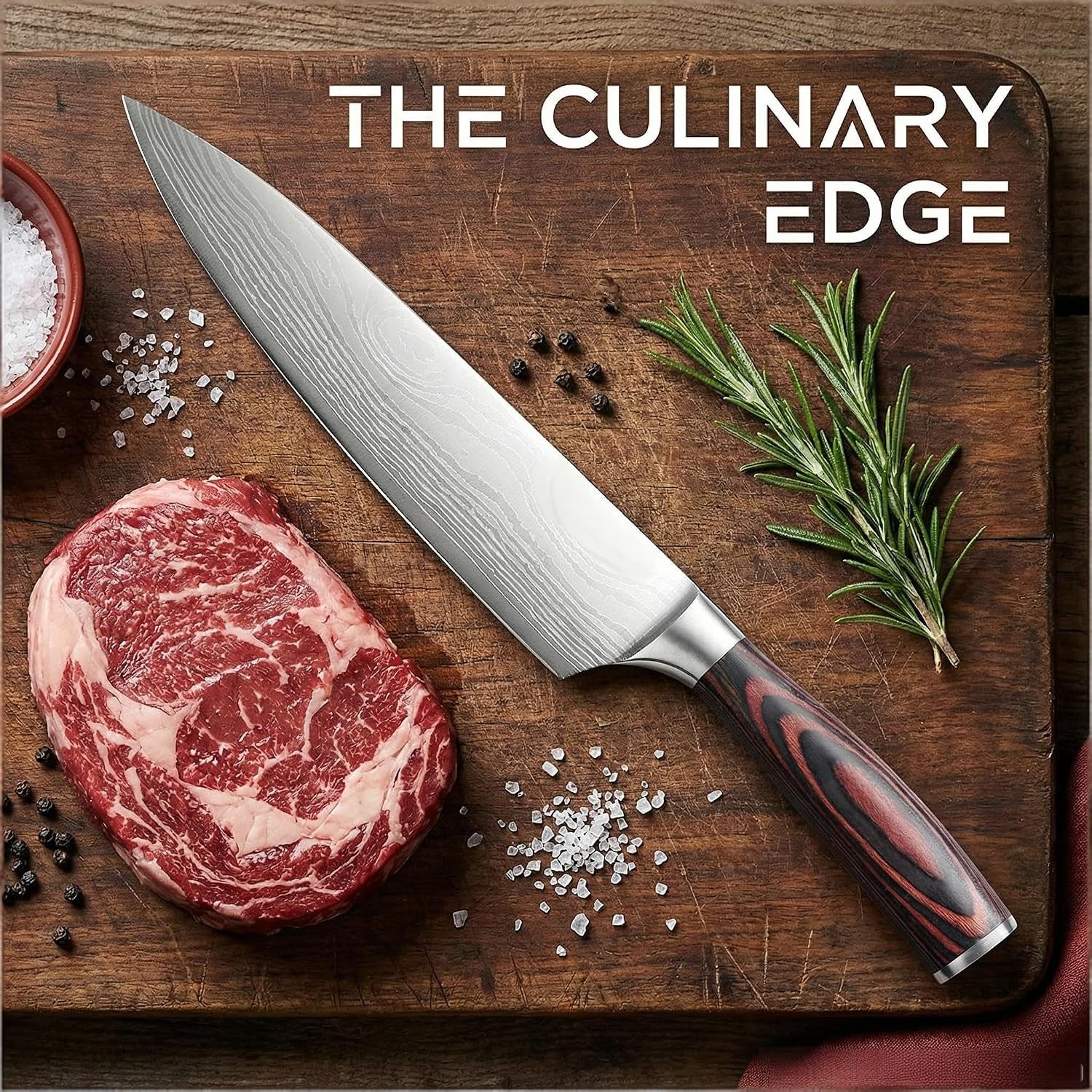 Japanese Chef Knife , 8 Inch Kitchen Knife with Ergonomic Handle 、 Gift Box