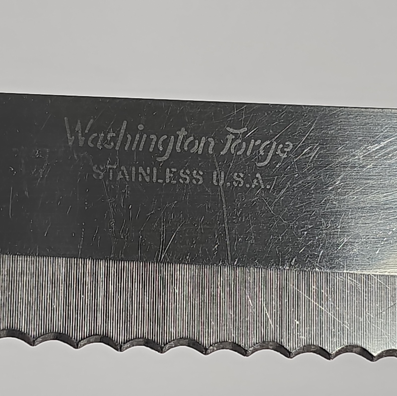 VINTAGE Washington Forge Town & Country Steak Knives Set of 2 StainlessSteel USA
