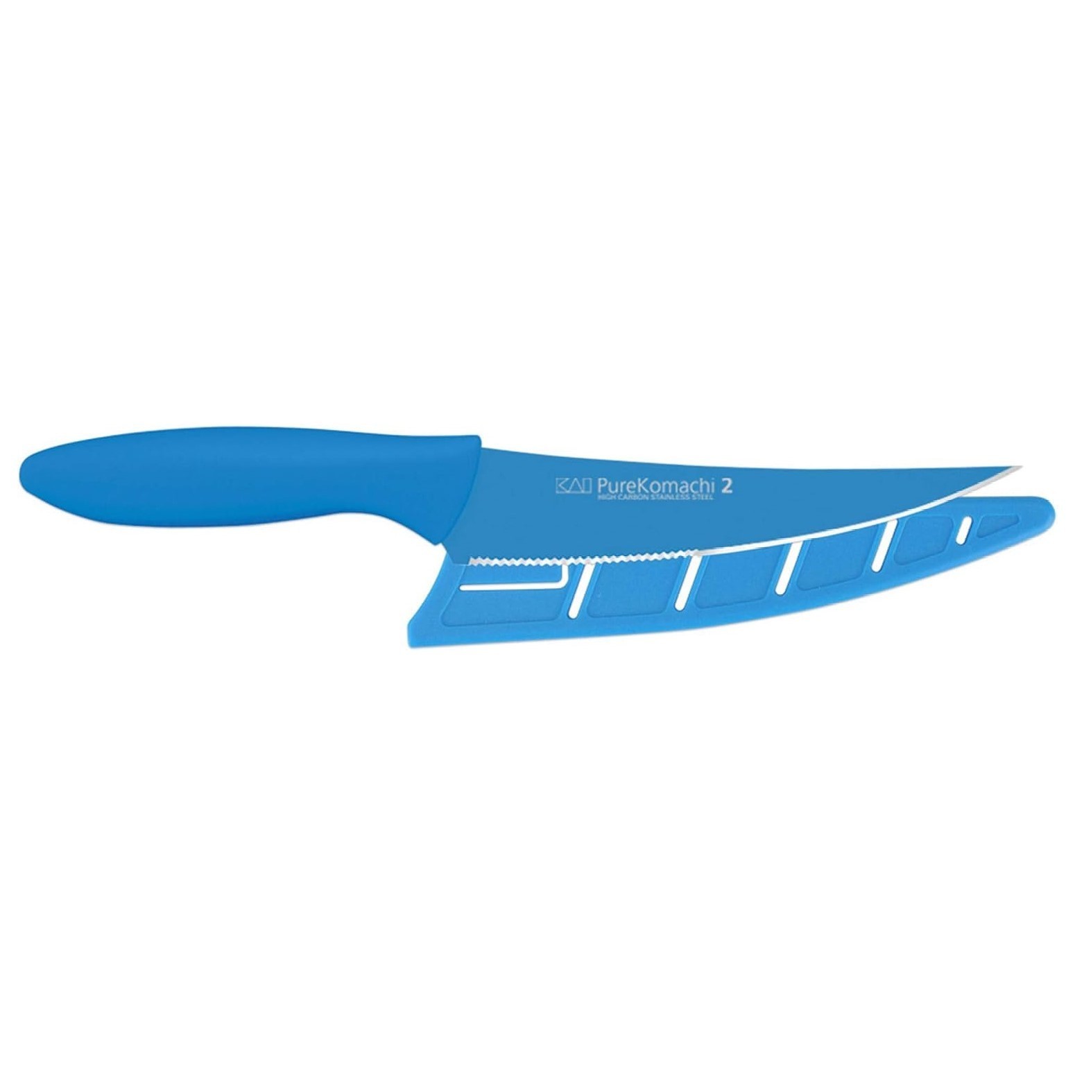 Kai Pure Komachi 2 6″ Multi-Utilty Knife with Sheath – Blue