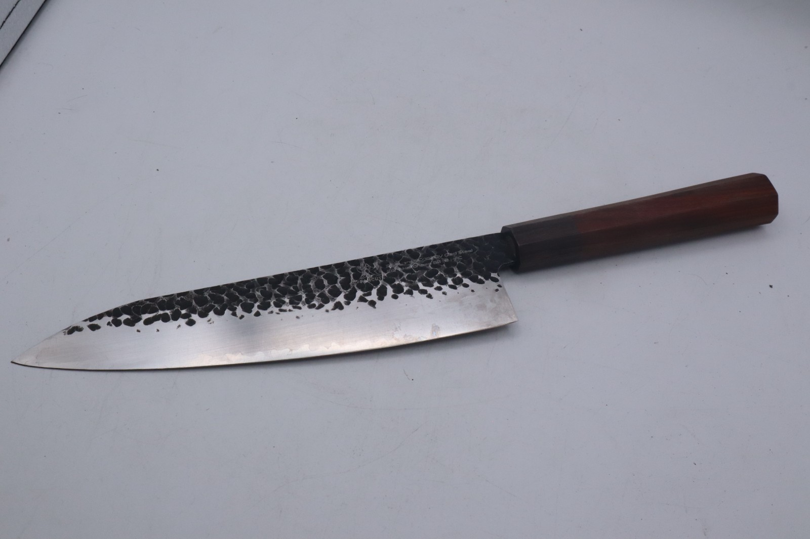 8 Inch Japanese Knife, Hand Forged 5 Layers High Carbon 9CR18MOV Steel Rosewood