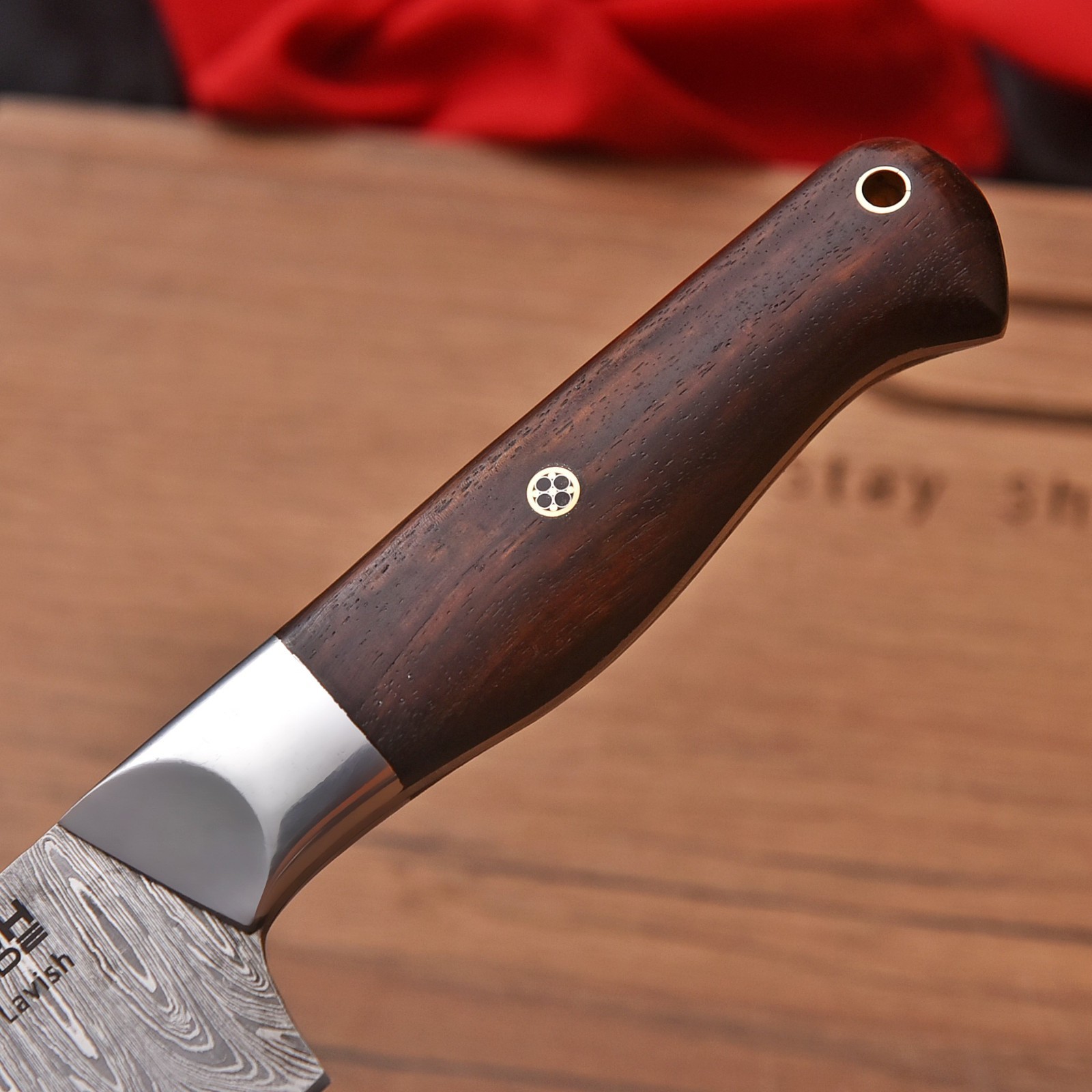 CUSTOM HANDMADE FORGED DAMASCUS STEEL CHEFS KNIFE KITCHEN KNIFE WITH GIFT BOX