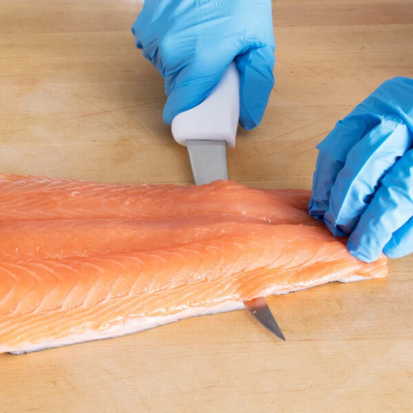 Choice 6″ Curved Flexible Boning Knife, NSF Listed