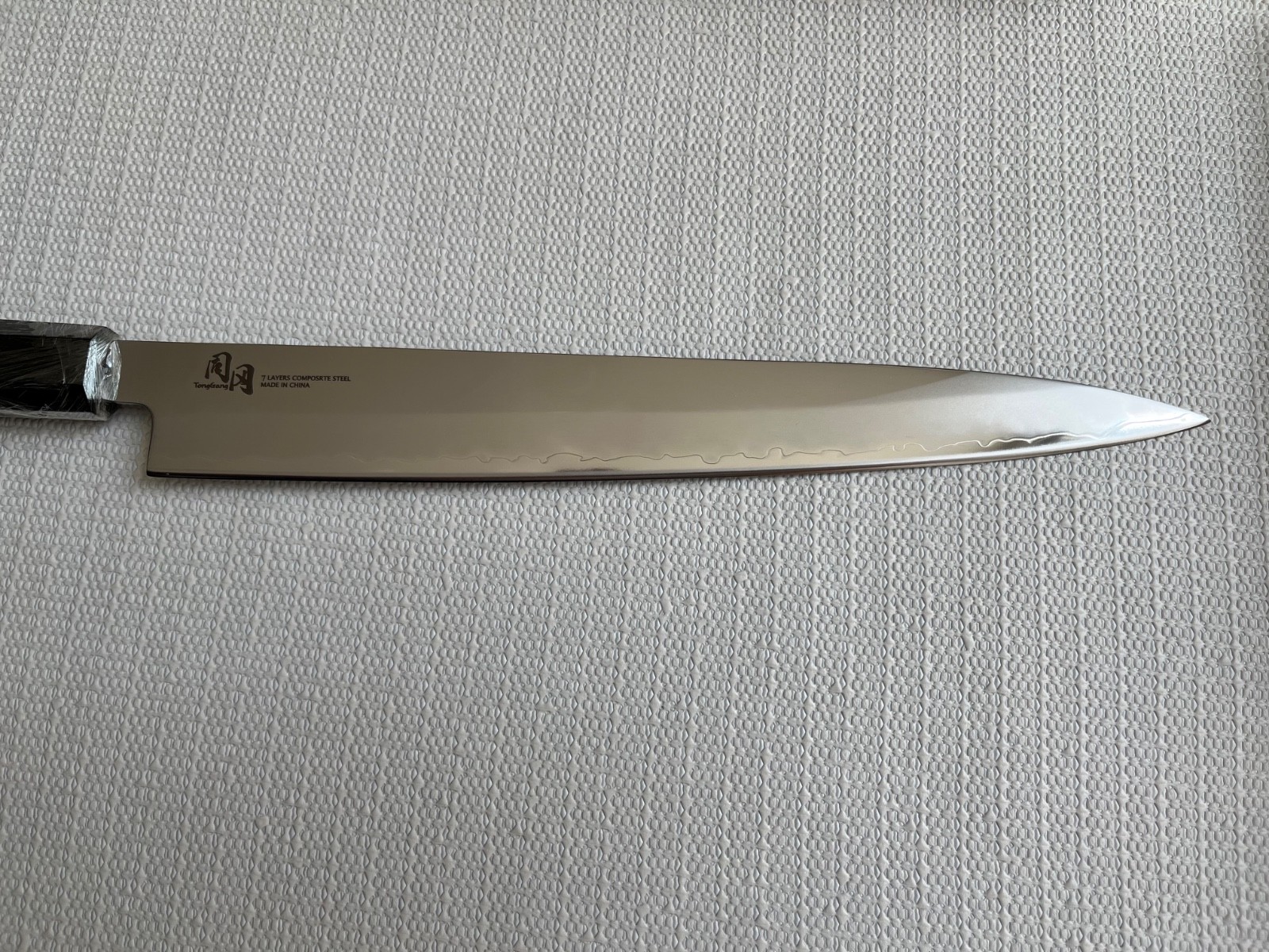 Tonggang 10.5″ Japanese Style Sashimi Ebony Wooden Handle Sushi Yanagiba Knive