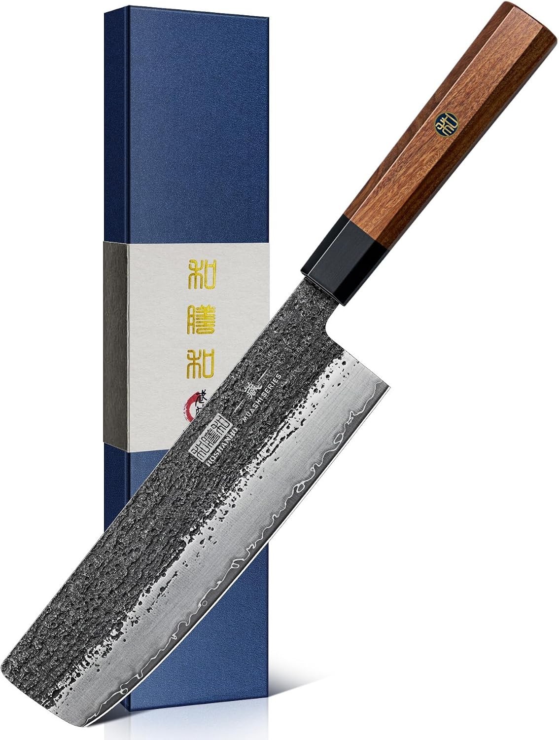 7 Inch Nakiri Knife, Ultra Sharp Meat Vegetable Cleaver Knife | Japanese High…