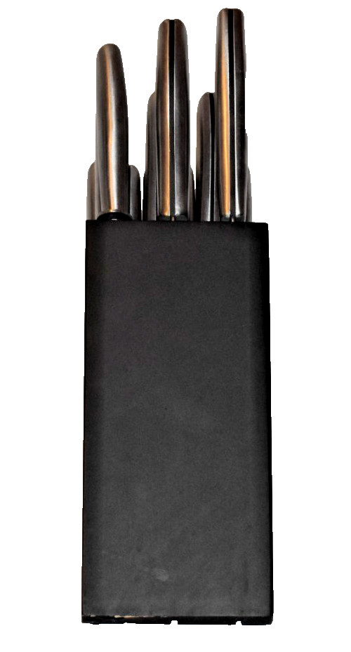 Hampton Forge Kobe 12 Piece Stainless Steel Knife Set With Knife Block