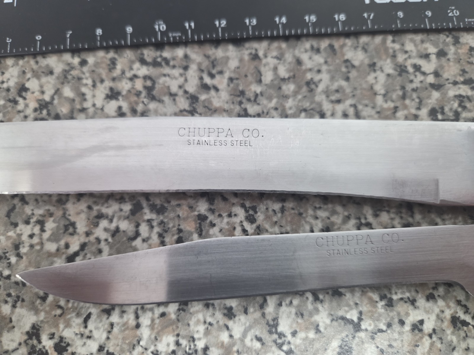 Chuppa Stainless Steel Pair Of Knives With Aluminum Handle