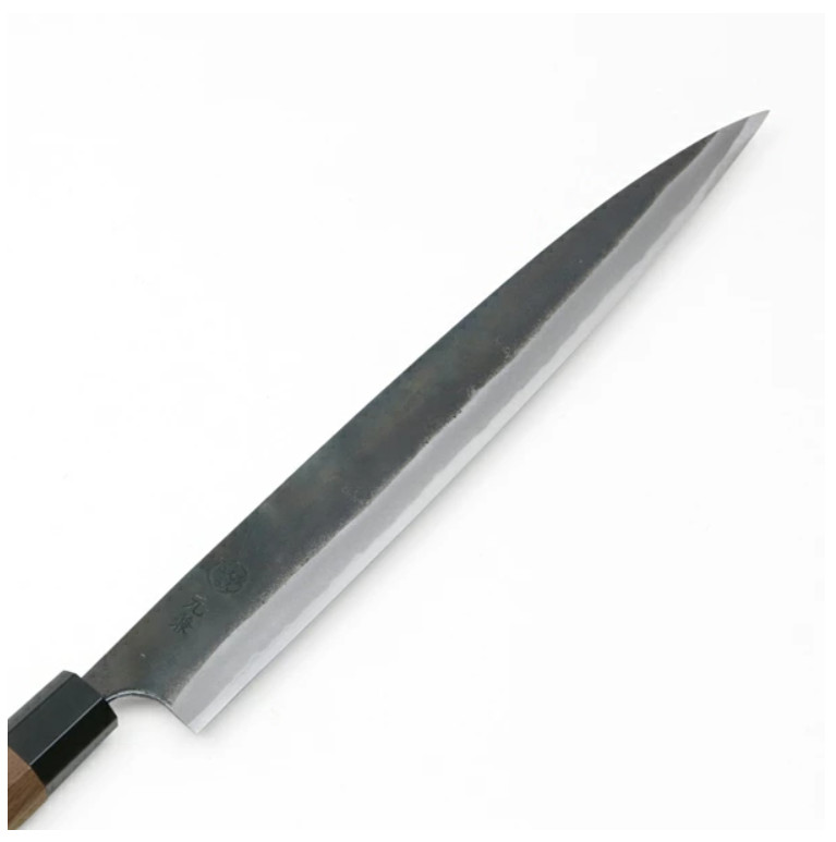 MOTOKANE Japanese Yanagiba Knife 270mm Blue #1 Kurouchi Walnut 4582243650540